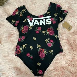 NWT Vans Floral Bodysuit
